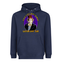 Navy good day sir  wonka Heavyweight Hoodie - tuanDangUi