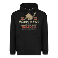 Black the boars nest Heavyweight Hoodie - tuanDangUi