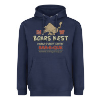 Navy the boars nest Heavyweight Hoodie - tuanDangUi