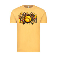 Vintage Mustard softball mom Vintage Tee - Jasminsmagicworld