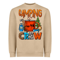 Mushroom camping crew camper coffee mug Heavyweight Sweatshirt - FaDigitalArtStudio