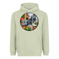 Matcha ameraucana rooster christmas Heavyweight Hoodie - LillyAllenDesigns
