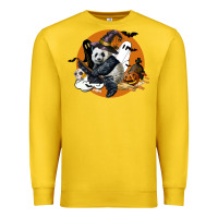 Lemon panda hallowen Premium Sweatshirt - LillyAllenDesigns