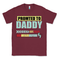 Burgundy Promoted To Daddy Est 2020 Classic Tee - Bettercallsaul