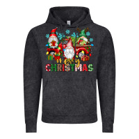 Vintage Black merry christmas gnome truck Vintage Hoodie - texasbilliewilder