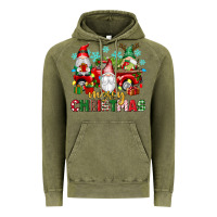Vintage Olive merry christmas gnome truck Vintage Hoodie - texasbilliewilder