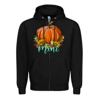 Black pumpkin mini Zipper Hoodie - BundleAndBundleShop