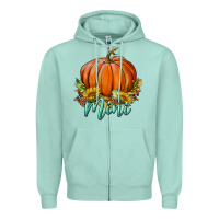 Seafoam pumpkin mini Zipper Hoodie - BundleAndBundleShop