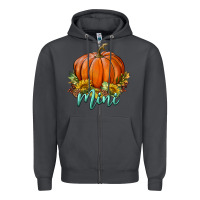 Smoke pumpkin mini Zipper Hoodie - BundleAndBundleShop