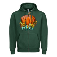 Sports Green pumpkin mini Zipper Hoodie - BundleAndBundleShop