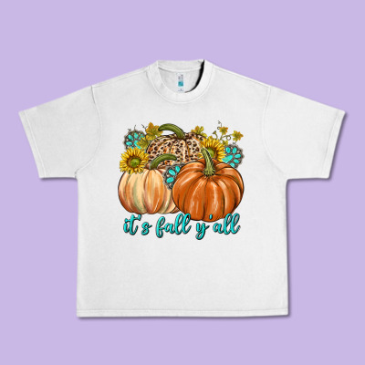 It's Fall Y'all Urban Heavy Tee Designed By Texasbilliewilder