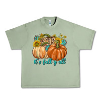 Oil Green It's Fall Y'all Urban Heavy Tee - texasbilliewilder