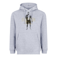 Heather Grey paid in full   dustin poirier (variant) Heavyweight Hoodie - tuanDangUi