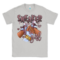 Moon Dust sky j mauve sneaker girl afro woman Classic Tee - RanaPortraitStore