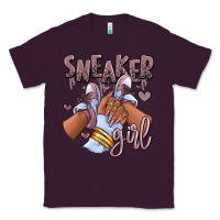 Plum sky j mauve sneaker girl afro woman Classic Tee - RanaPortraitStore