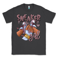 Smoke sky j mauve sneaker girl afro woman Classic Tee - RanaPortraitStore