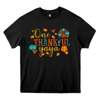 Black one thankful yaya Heavy Core Tee - JahusDesignShop