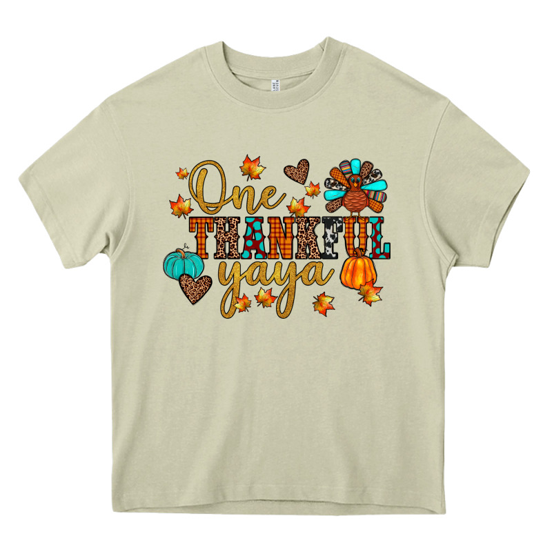 One Thankful Yaya Heavy Core Tee by JahusDesignShop | Teevron