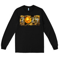 Black 2024 new year Long Sleeve Tee - CowGirlArtShop