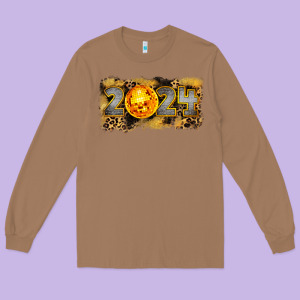 2024 New Year Long Sleeve Tee Designed By Cowgirlartshop
