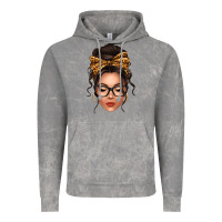 Cloud Rock caucasian leopard messy bun Vintage Hoodie - texasbilliewilder