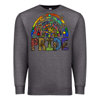 Charcoal Heather pride Premium Sweatshirt - SublimationCraftShop