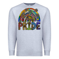 Heather Grey pride Premium Sweatshirt - SublimationCraftShop