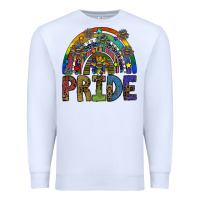 White pride Premium Sweatshirt - SublimationCraftShop