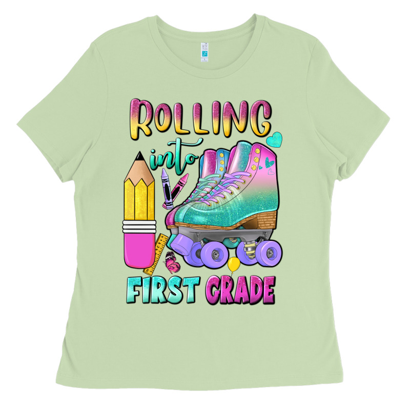 Rolling Into First Grade Ladies Tee by BundleAndBundleShop | Teevron