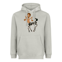 Moon Dust zebra in america doodle Heavyweight Hoodie - tuanDangUi