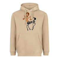 Mushroom zebra in america doodle Heavyweight Hoodie - tuanDangUi