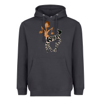 Smoke zebra in america doodle Heavyweight Hoodie - tuanDangUi