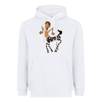 White zebra in america doodle Heavyweight Hoodie - tuanDangUi