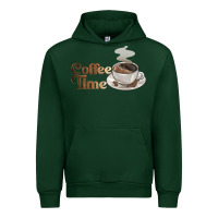 Forest Green coffee time Urban Hoodie - BarkalooDesign