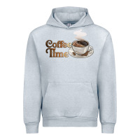 Heather Grey coffee time Urban Hoodie - BarkalooDesign