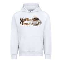 White coffee time Urban Hoodie - BarkalooDesign