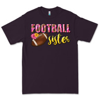 Plum football sister Premium Tee - BundleAndBundleShop