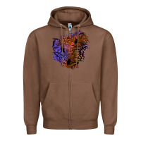 Chestnut halloween patch  4 Zipper Hoodie - BundleAndBundleShop