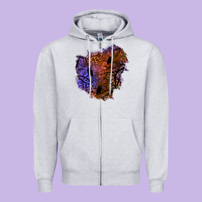 Halloween Patch  4 Zipper Hoodie Designed By Bundleandbundleshop