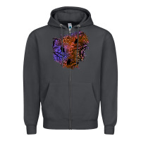 Smoke halloween patch  4 Zipper Hoodie - BundleAndBundleShop