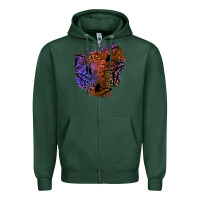 Sports Green halloween patch  4 Zipper Hoodie - BundleAndBundleShop