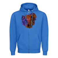 True Royal halloween patch  4 Zipper Hoodie - BundleAndBundleShop