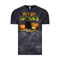 Cloud Black Let's Get Spooky Vintage Tee - texasbilliewilder