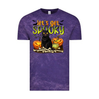 Cloud Purple Let's Get Spooky Vintage Tee - texasbilliewilder
