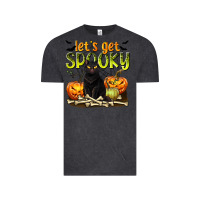 Vintage Black Let's Get Spooky Vintage Tee - texasbilliewilder
