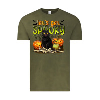 Vintage Olive Let's Get Spooky Vintage Tee - texasbilliewilder
