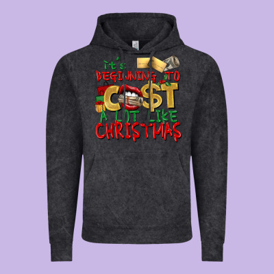 It's Beginning To Cost A Lot Like Christmas Vintage Hoodie Designed By Nancycooperartshop