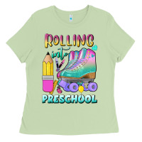 Matcha rolling into preschool Ladies Tee - BundleAndBundleShop