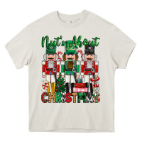 Cream nuts about christmas Heavy Core Tee - MaliasSmallBusiness