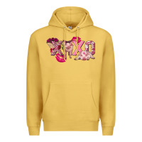 Antique Gold Valentine's Day Pig Xoxo Premium Hoodie - FaDigitalArtStudio